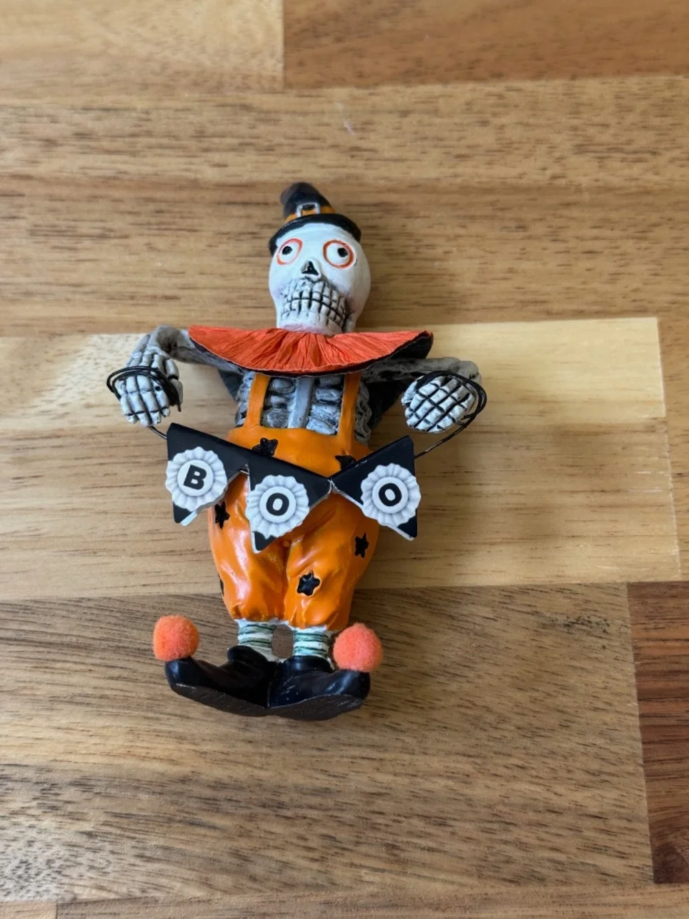 Maker's Halloween Littles miniature clown Skeleton figurine - Joann's